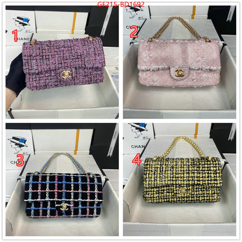 Chanel Bags(TOP)-Diagonal-,ID: BD1692,$: 215USD