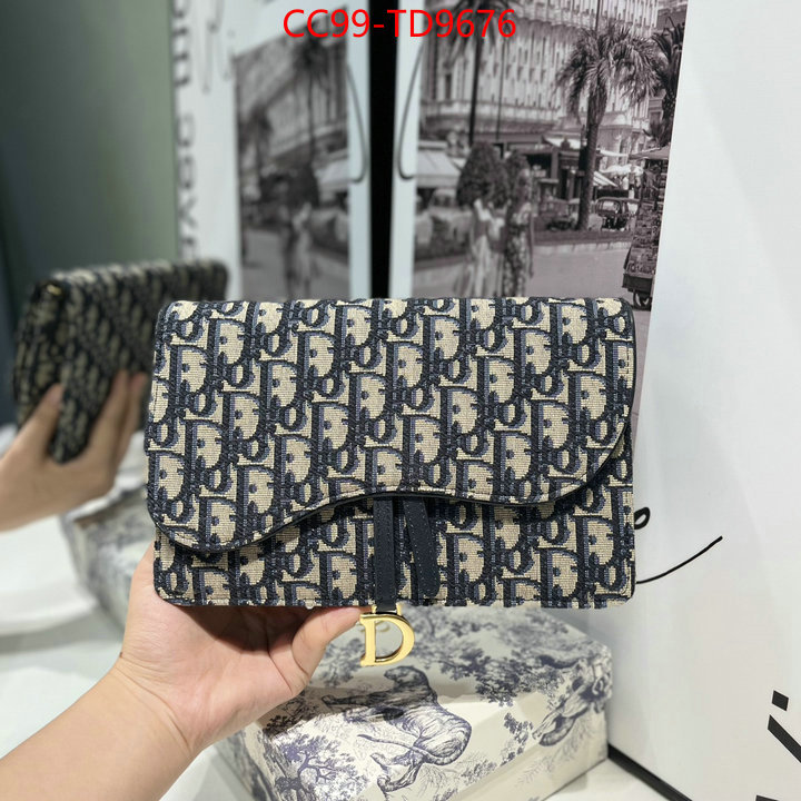 Dior Bags(TOP)-Wallet-,ID: TD9676,$: 99USD