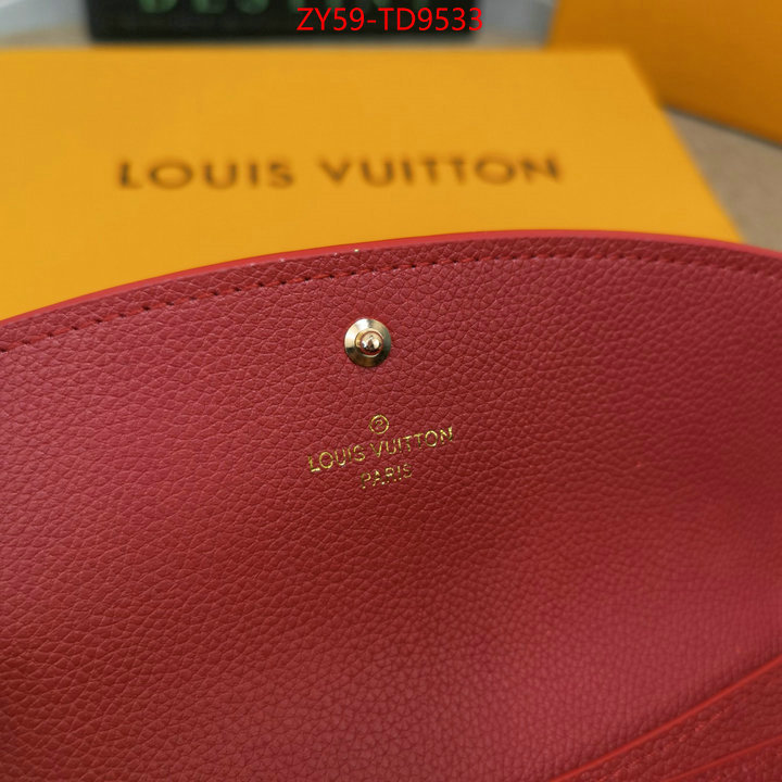 LV Bags(4A)-Wallet,online ,ID: TD9533,$: 59USD