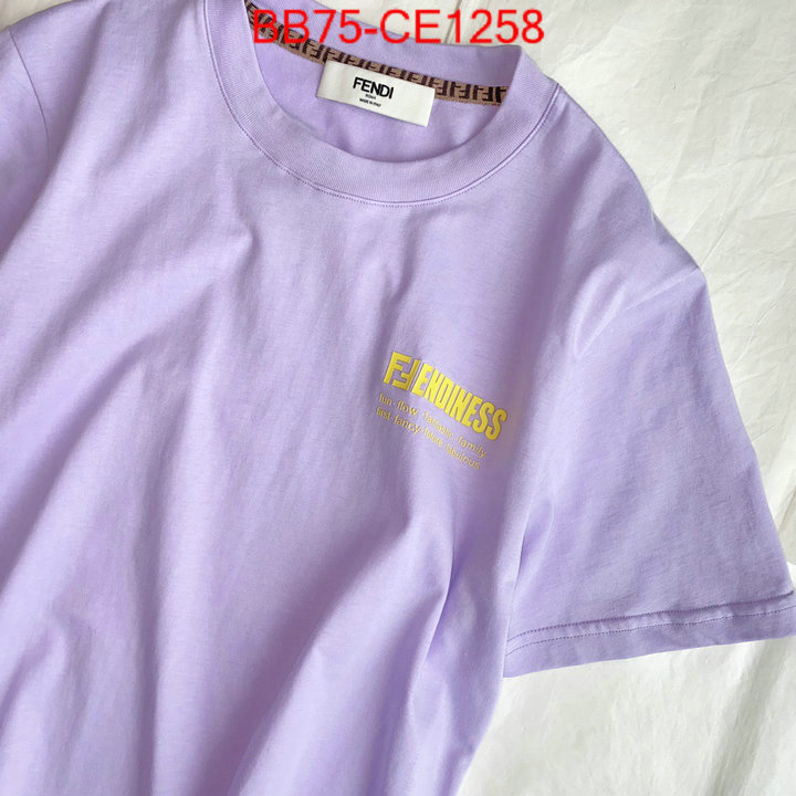 Clothing-Fendi,first copy , ID: CE1258,$: 75USD