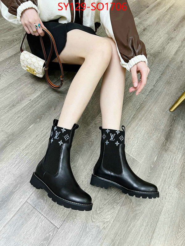 Women Shoes-LV,buy top high quality replica , ID: SO1706,$: 129USD