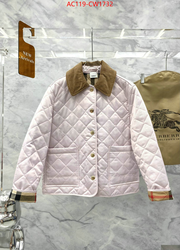 Down jacket Women-Burberry,what's the best to buy replica , ID: CW1732,$: 119USD