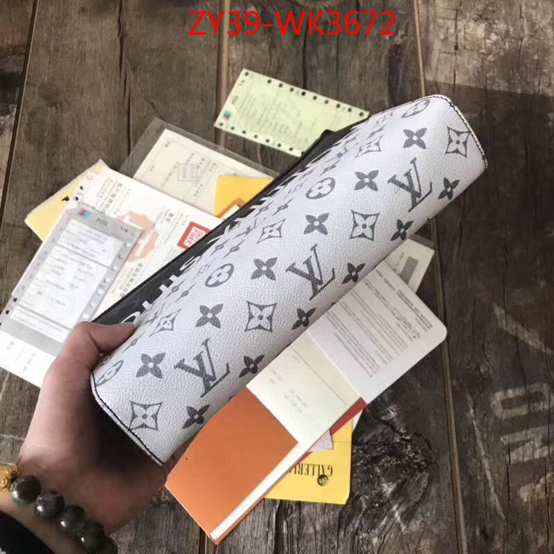 LV Bags(4A)-Wallet,ID: WK3672,$:39USD