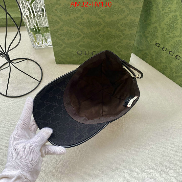 Cap (Hat)-Gucci,2023 replica wholesale cheap sales online , ID: HV130,$: 32USD