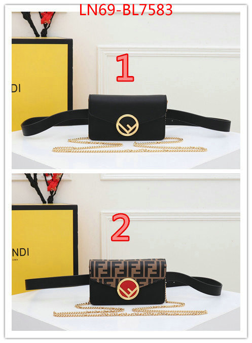 Fendi Bags(4A)-Diagonal-,luxury ,ID: BL7583,$: 69USD