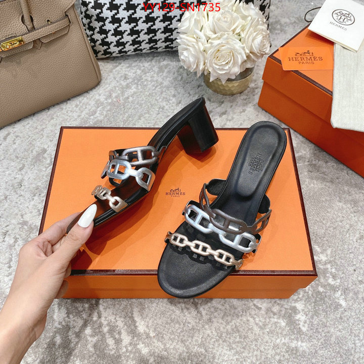 Women Shoes-Hermes,best quality replica , ID: SN1735,$: 129USD