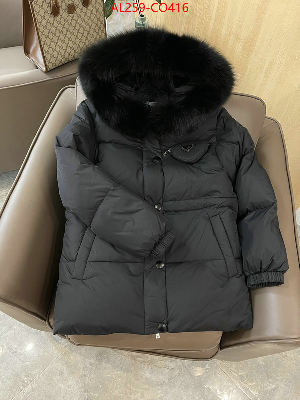 Down jacket Women-Prada,high quality designer replica , ID: CO416,$: 259USD