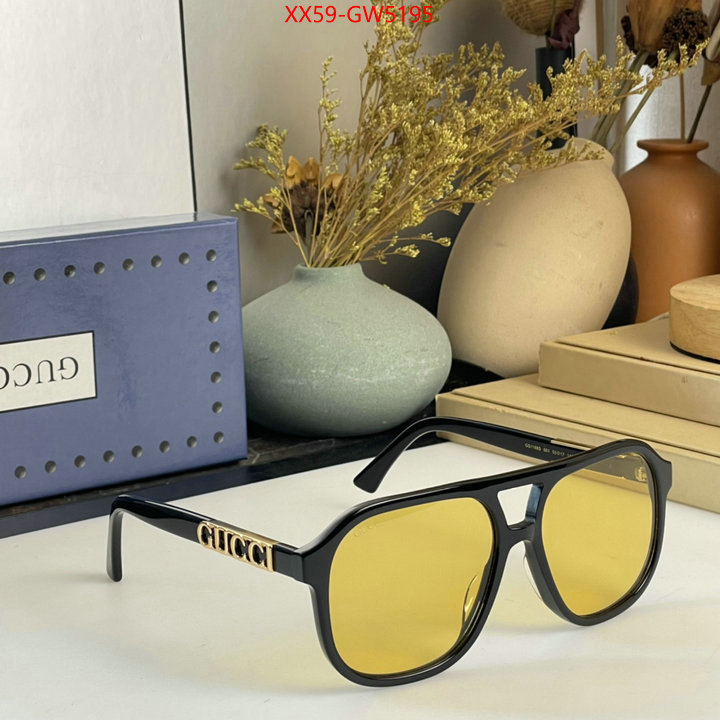 Glasses-Gucci,high quality designer replica , ID: GW5195,$: 59USD