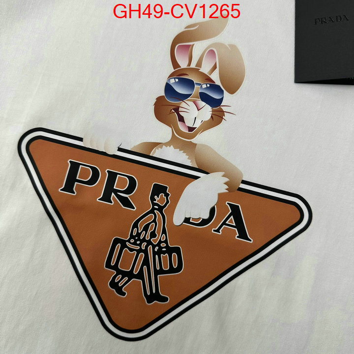 Clothing-Prada,shop cheap high quality 1:1 replica , ID: CV1265,$: 49USD