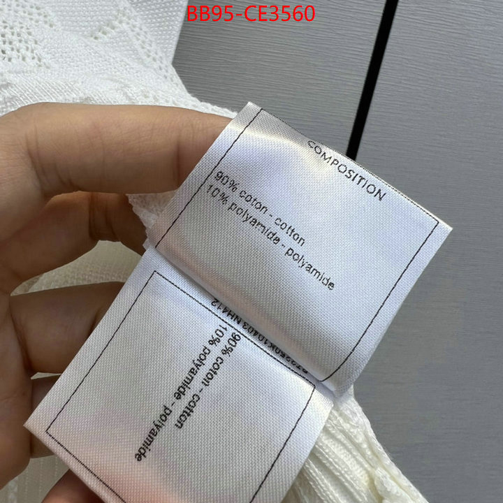 Clothing-Chanel,what is a 1:1 replica , ID: CE3560,$: 95USD