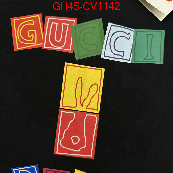 Clothing-Gucci,best replica 1:1 , ID: CV1142,$: 45USD