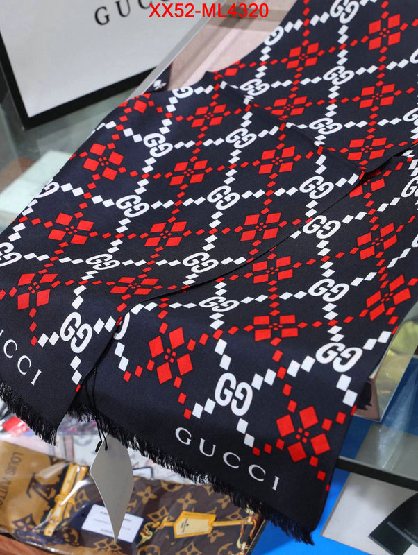 Scarf-Gucci,top perfect fake , ID: ML4320,$: 52USD