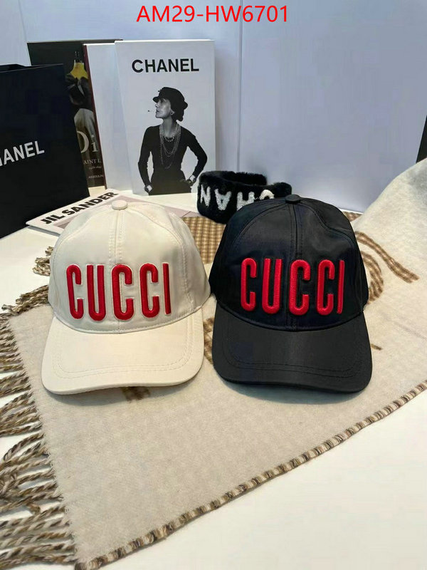 Cap (Hat)-Gucci,top 1:1 replica , ID: HW6701,$: 29USD