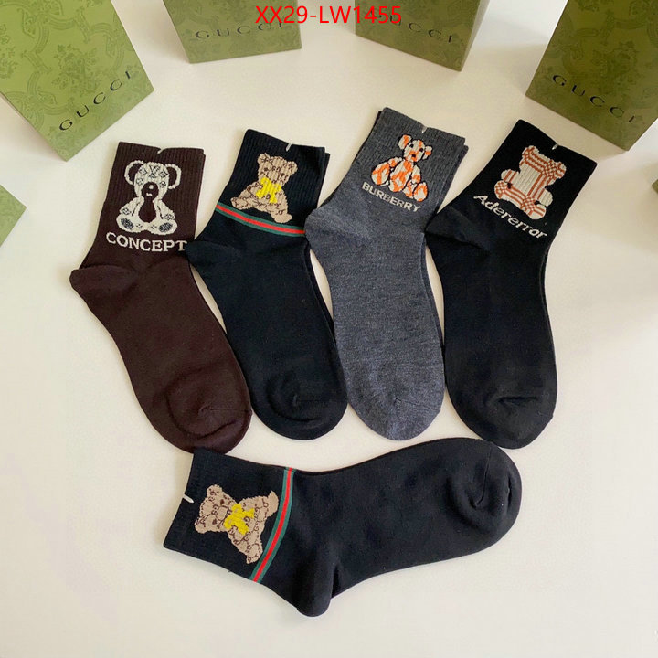 Sock-Gucci,highest quality replica , ID: LW1455,$: 29USD