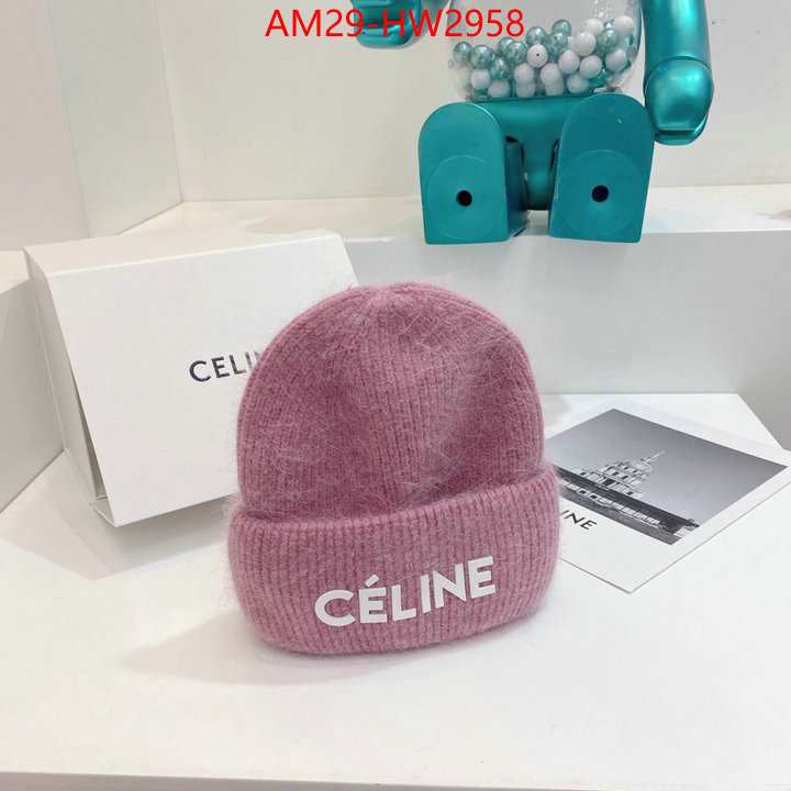 Cap (Hat)-Celine,buy first copy replica , ID: HW2958,$: 29USD