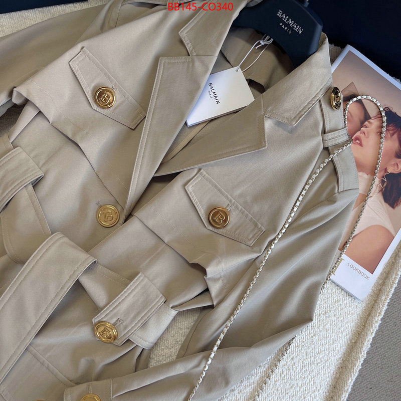 Clothing-Balmain,high quality replica , ID: CO340,$: 145USD