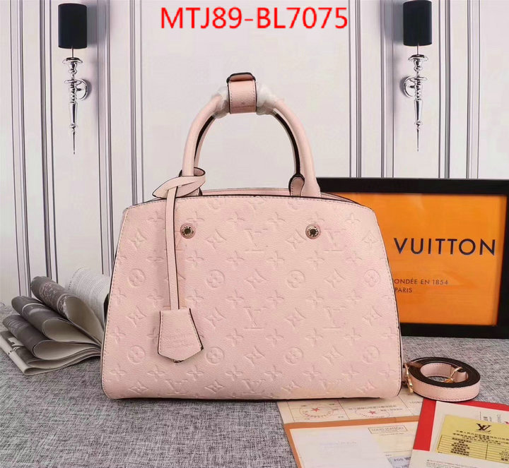 LV Bags(4A)-Handbag Collection-,ID: BL7075,$: 89USD