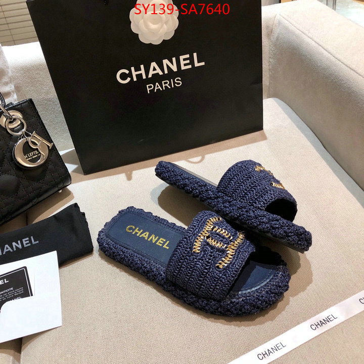 Women Shoes-Chanel,buy replica , ID: SA7640,$: 139USD