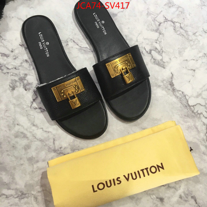 Women Shoes-LV,what 1:1 replica , ID: SV417,$:74USD