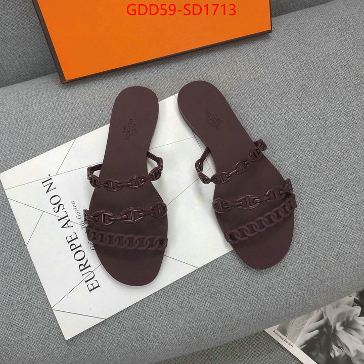 Women Shoes-Hermes,cheap high quality replica , ID: SD1713,$: 59USD