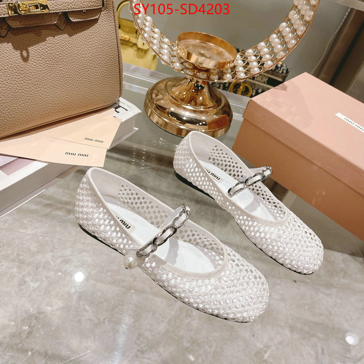 Women Shoes-Miu Miu,replica aaaaa designer , ID: SD4203,$: 105USD