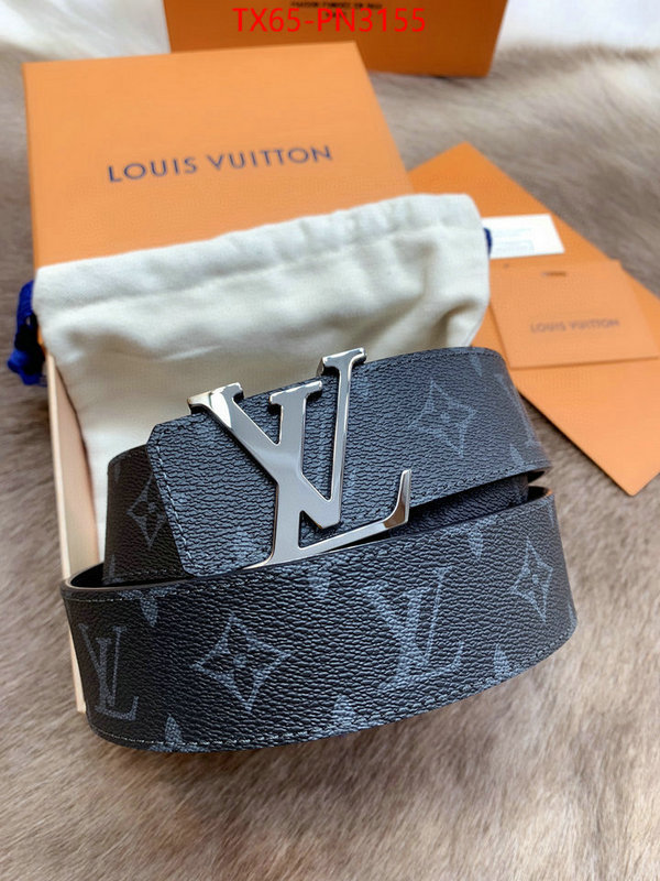 Belts-LV,shop the best high authentic quality replica , ID: PN3155,$: 65USD