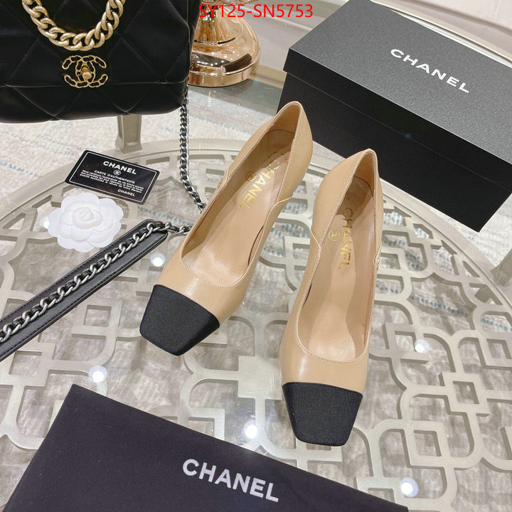 Women Shoes-Chanel,knockoff highest quality , ID: SN5753,$: 125USD