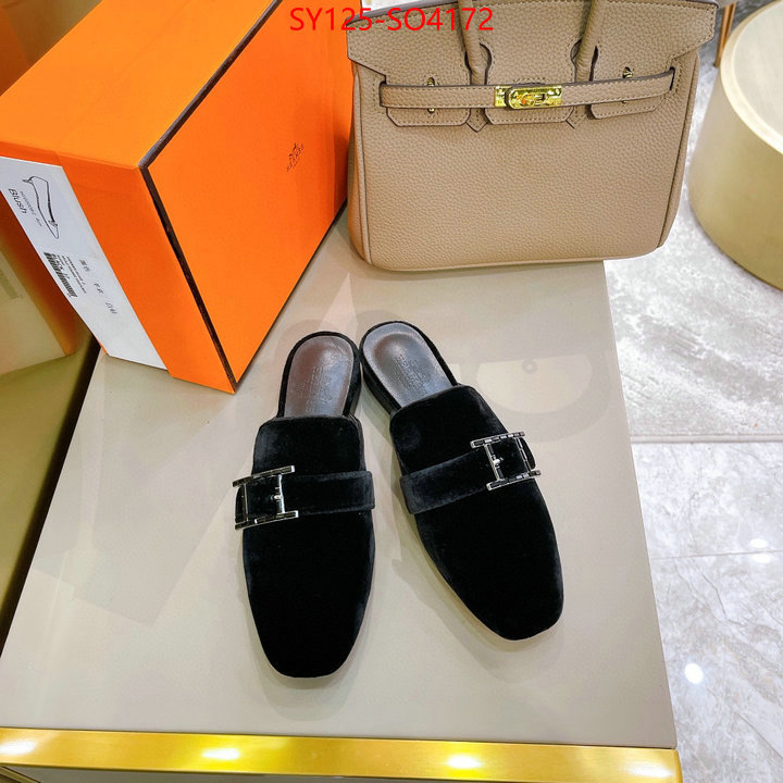 Women Shoes-Hermes,1:1 replica wholesale , ID: SO4172,$: 125USD