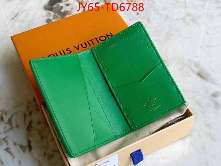 LV Bags(TOP)-Wallet,ID: TD6788,$: 65USD