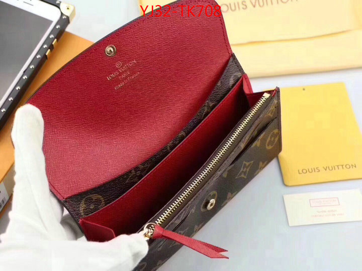 LV Bags(4A)-Wallet,ID: TK708,$:32USD