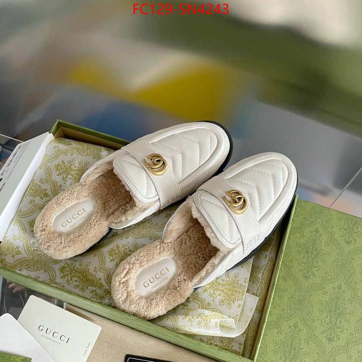 Women Shoes-Gucci,best fake , ID: SN4243,$: 129USD