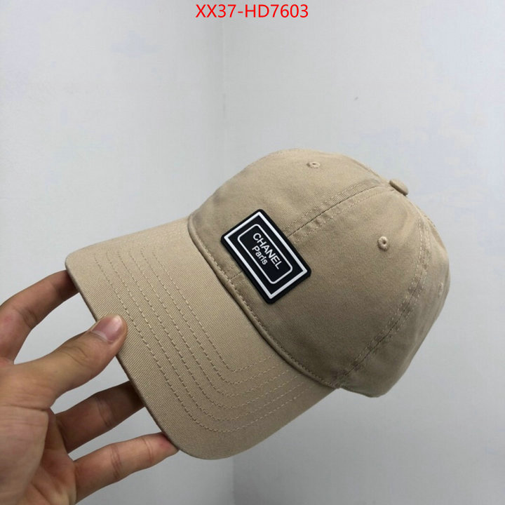 Cap (Hat)-Chanel,brand designer replica , ID: HD7603,$: 37USD