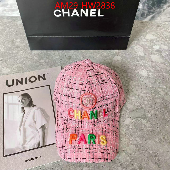 Cap (Hat)-Chanel,fashion , ID: HW2838,$: 29USD