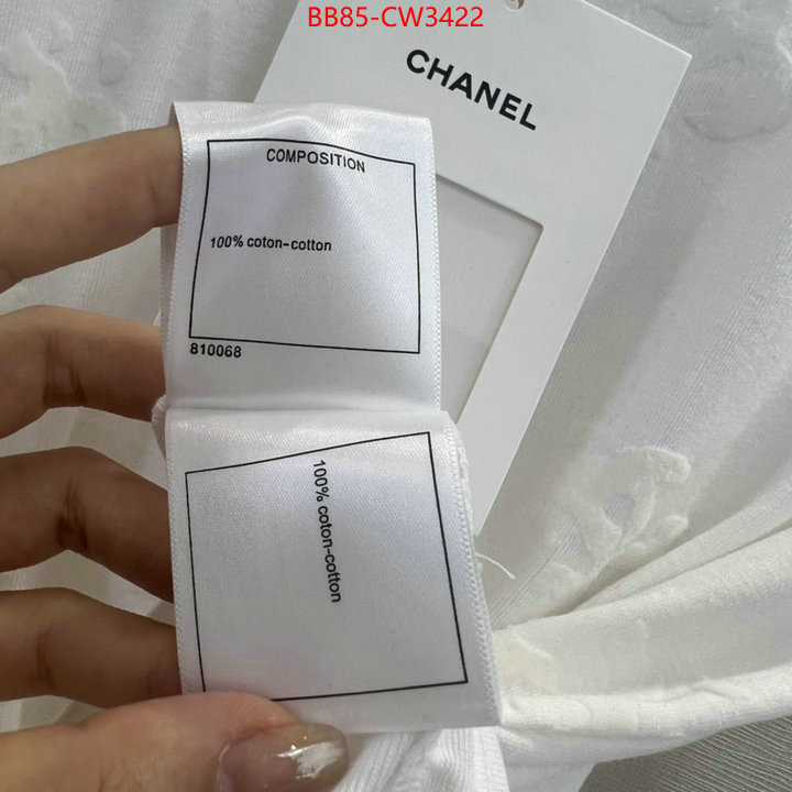 Clothing-Chanel,2023 replica wholesale cheap sales online , ID: CW3422,$: 85USD