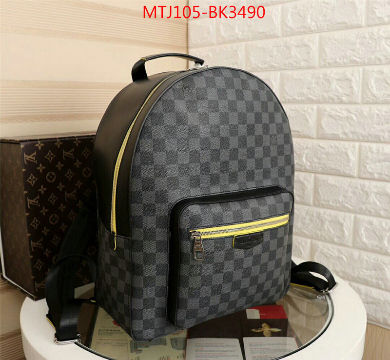 LV Bags(4A)-Backpack-,ID: BK3490,$:105USD