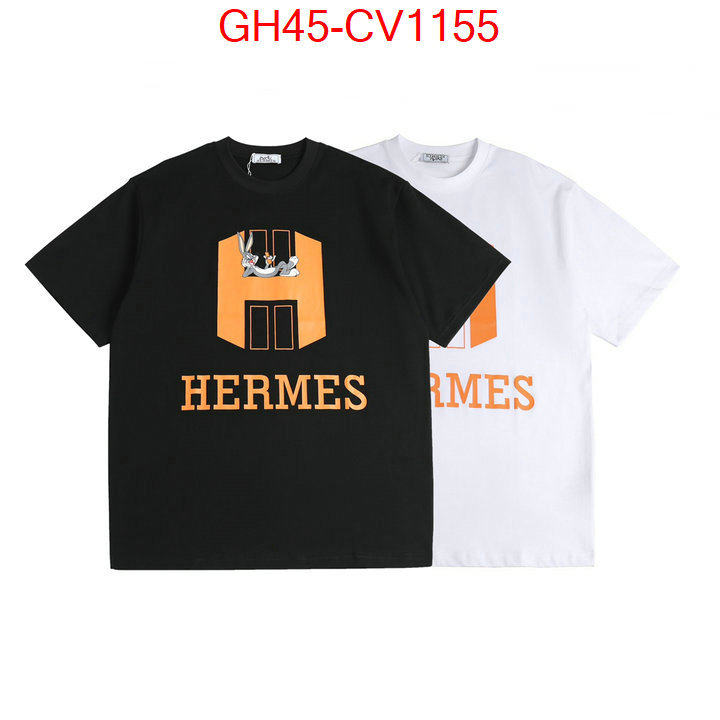 Clothing-Hermes,2023 luxury replicas , ID: CV1155,$: 45USD