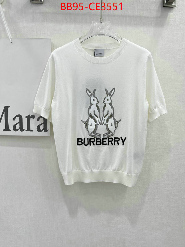 Clothing-Burberry,top , ID: CE3551,$: 95USD