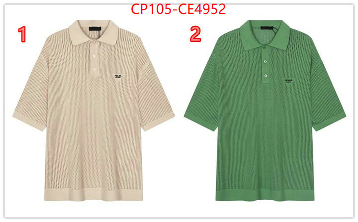 Clothing-Prada,can you buy knockoff , ID: CE4952,$: 105USD