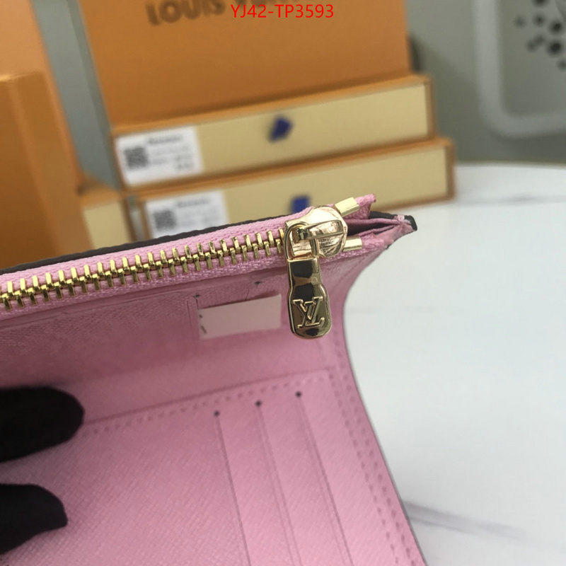 LV Bags(4A)-Wallet,ID: TP3593,$: 42USD