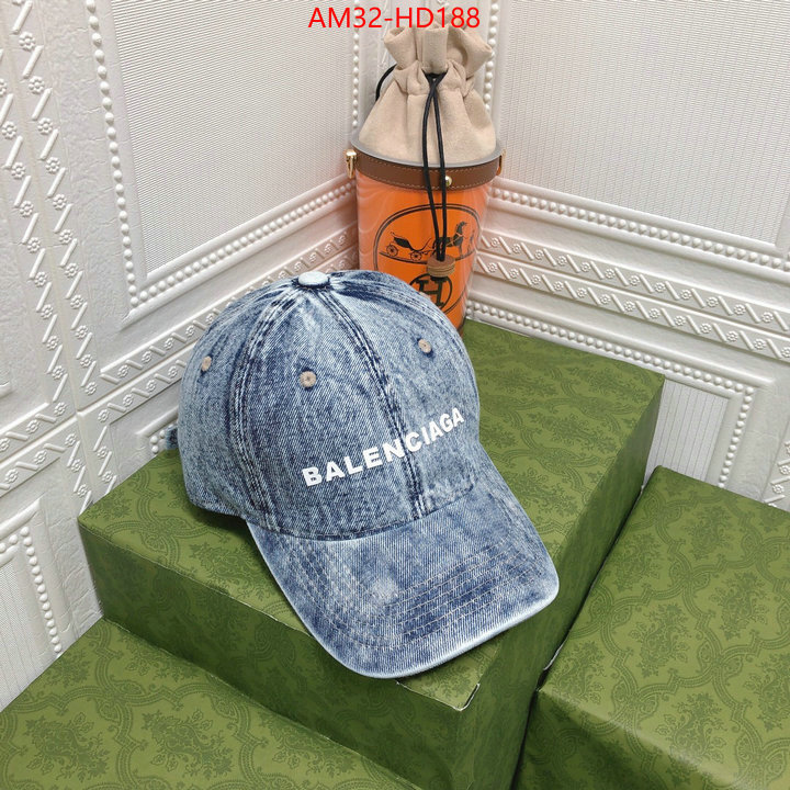 Cap (Hat)-Balenciaga,high quality happy copy , ID: HD188,$: 32USD