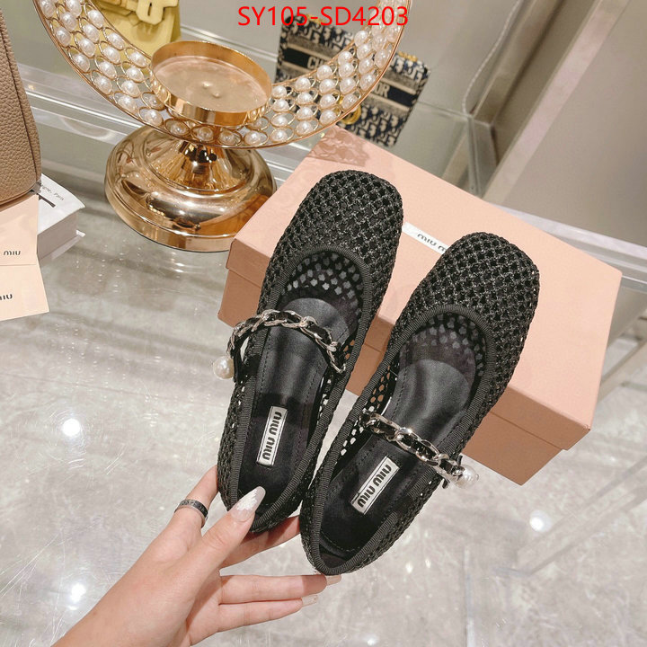 Women Shoes-Miu Miu,replica aaaaa designer , ID: SD4203,$: 105USD