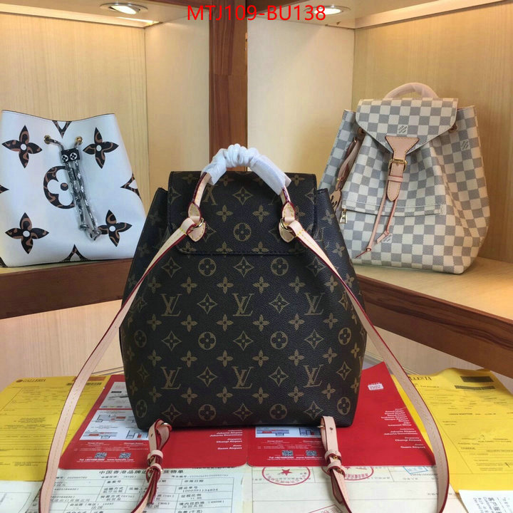 LV Bags(4A)-Backpack-,what is a counter quality ,ID: BU138,$: 109USD