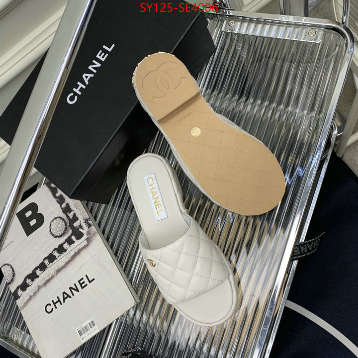 Women Shoes-Chanel,where should i buy replica , ID: SE4006,$: 125USD