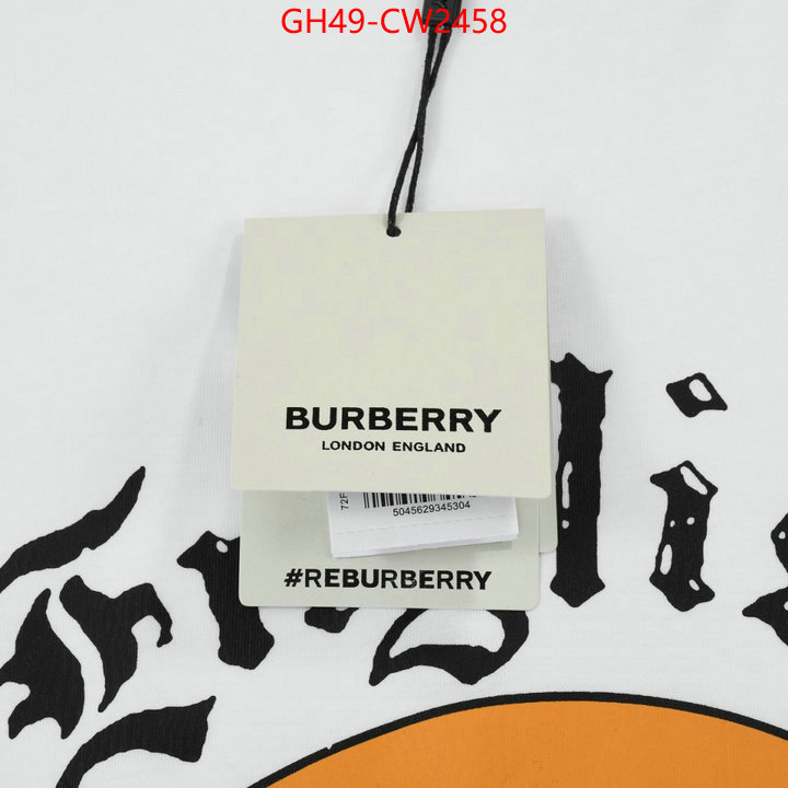 Clothing-Burberry,designer fake , ID: CW2458,$: 49USD