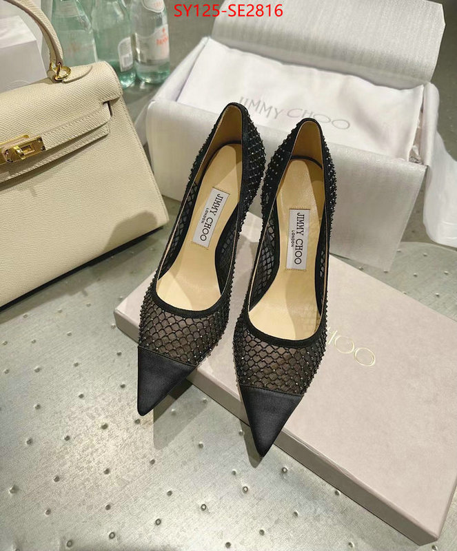 Women Shoes-Jimmy Choo,replica 1:1 high quality , ID: SE2816,$: 125USD