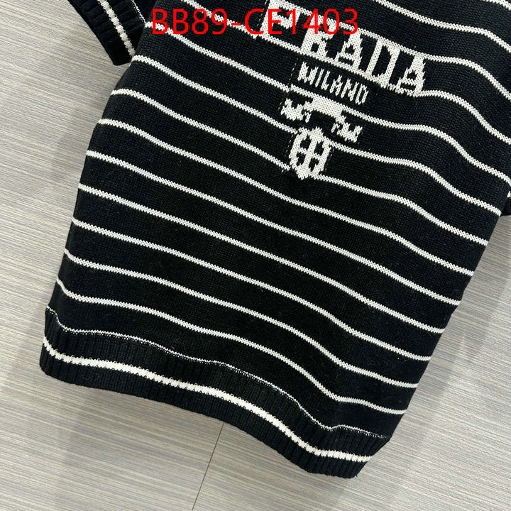 Clothing-Prada,high quality designer , ID: CE1403,$: 89USD