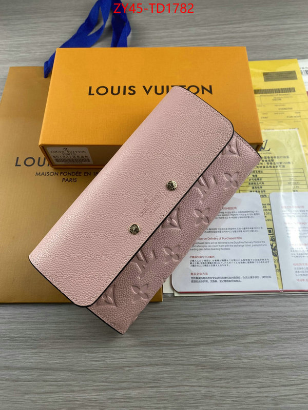 LV Bags(4A)-Wallet,ID: TD1782,$: 45USD