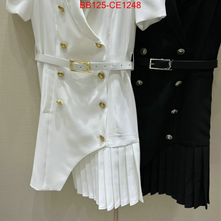 Clothing-YSL,shop cheap high quality 1:1 replica ,ID: CE1248,$: 125USD