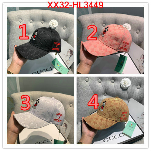 Cap (Hat)-Gucci,where to buy fakes , ID: HL3449,$: 32USD