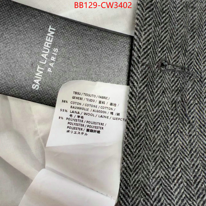 Clothing-YSL,sellers online ,ID: CW3402,$: 129USD